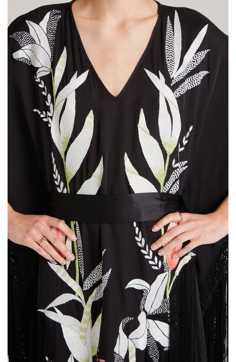 Temperley London Madeline Kaftan, Alternate, color, Black