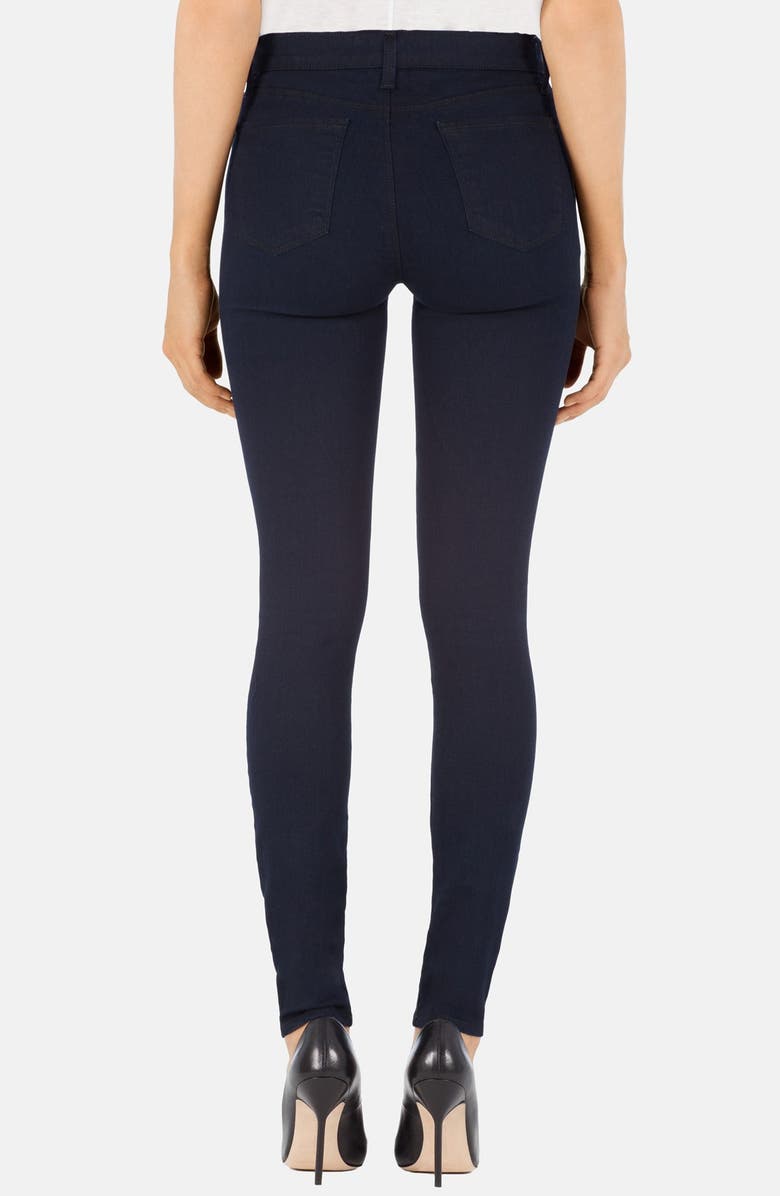 J Brand 'Maria' High Rise Skinny Jeans, Alternate, color, Lapis