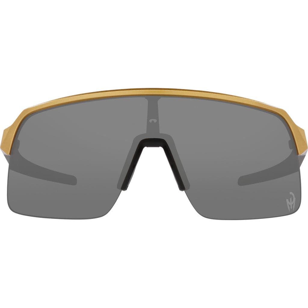 Oakley Sutro Lite 139mm Prizm™ Wrap Shield Sunglasses In Gold