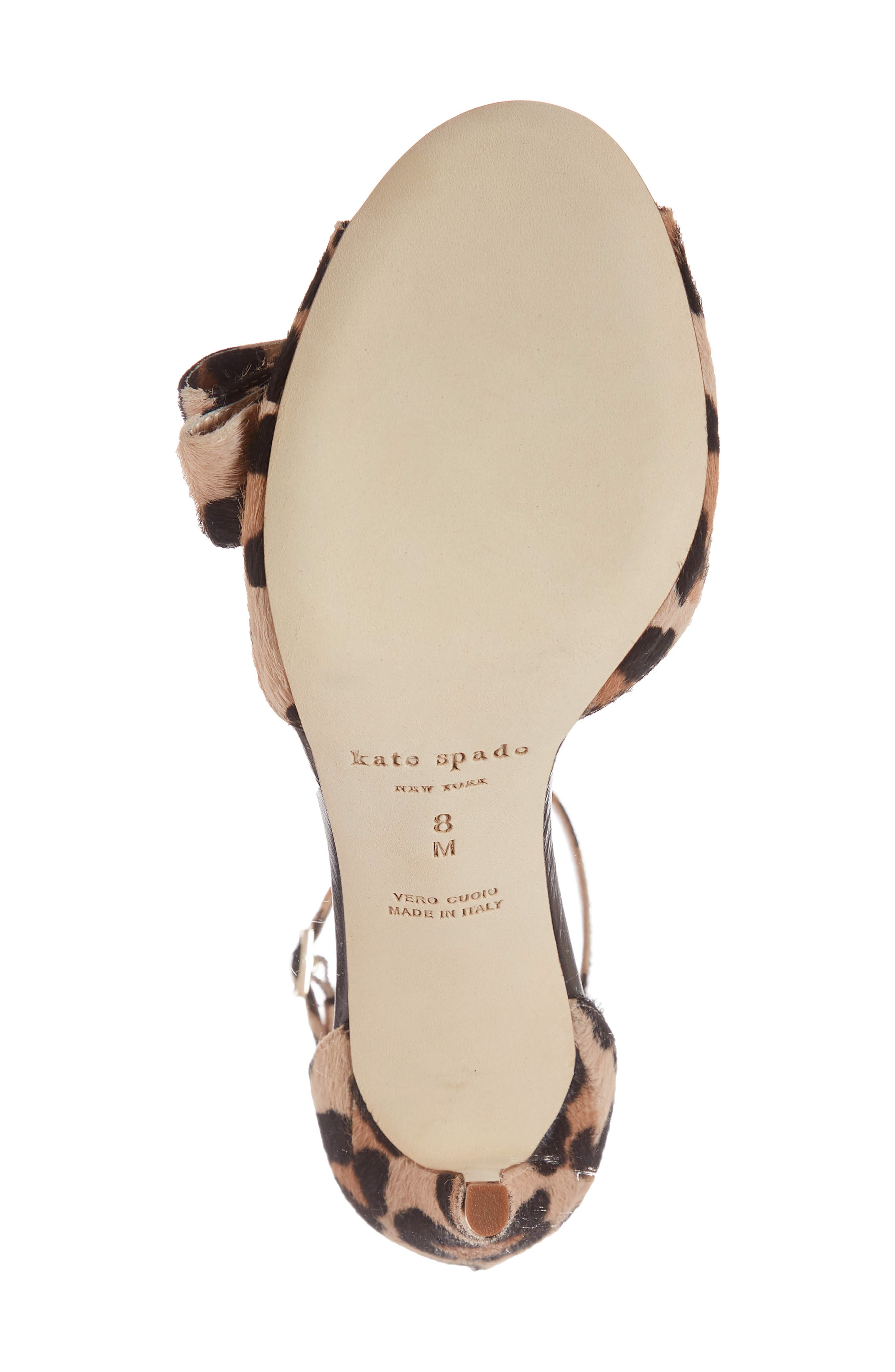 ismay ankle strap sandal, Alternate, color, LEOPARD CALF HAIR