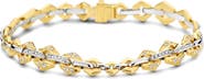 DRIES CRIEL Flow Graduated Diamond Chain Bracelet