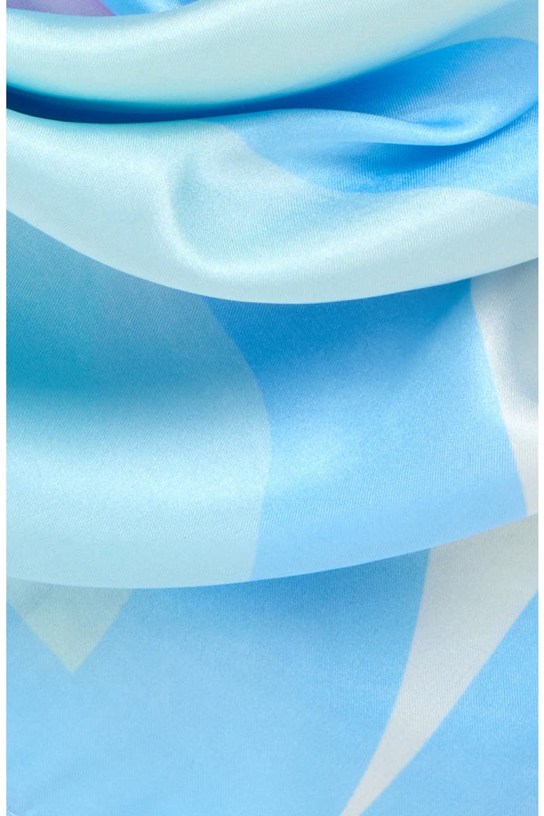 Ocean Breeze Square Scarf, Alternate, color, BLUE
