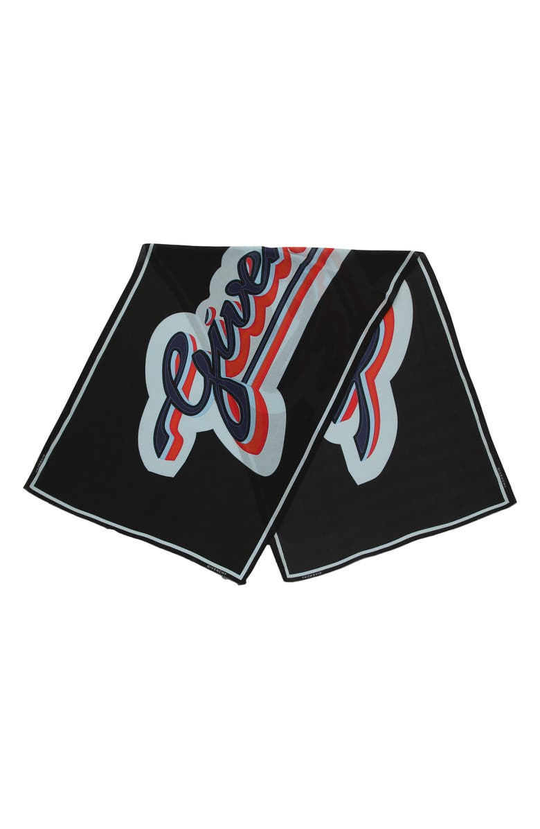 Givenchy Logo Wool & Cashmere Scarf, Alternate, color, 