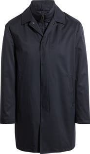 Canali Ultralight Waterproof Car Coat with Removable Bib