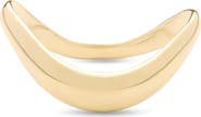 LANA Skinny 14K Gold Curved Bubble Ring