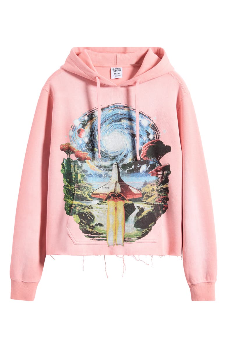 Billionaire Boys Club Stargazer Cotton Graphic Hoodie, Alternate, color, Peach Blossom