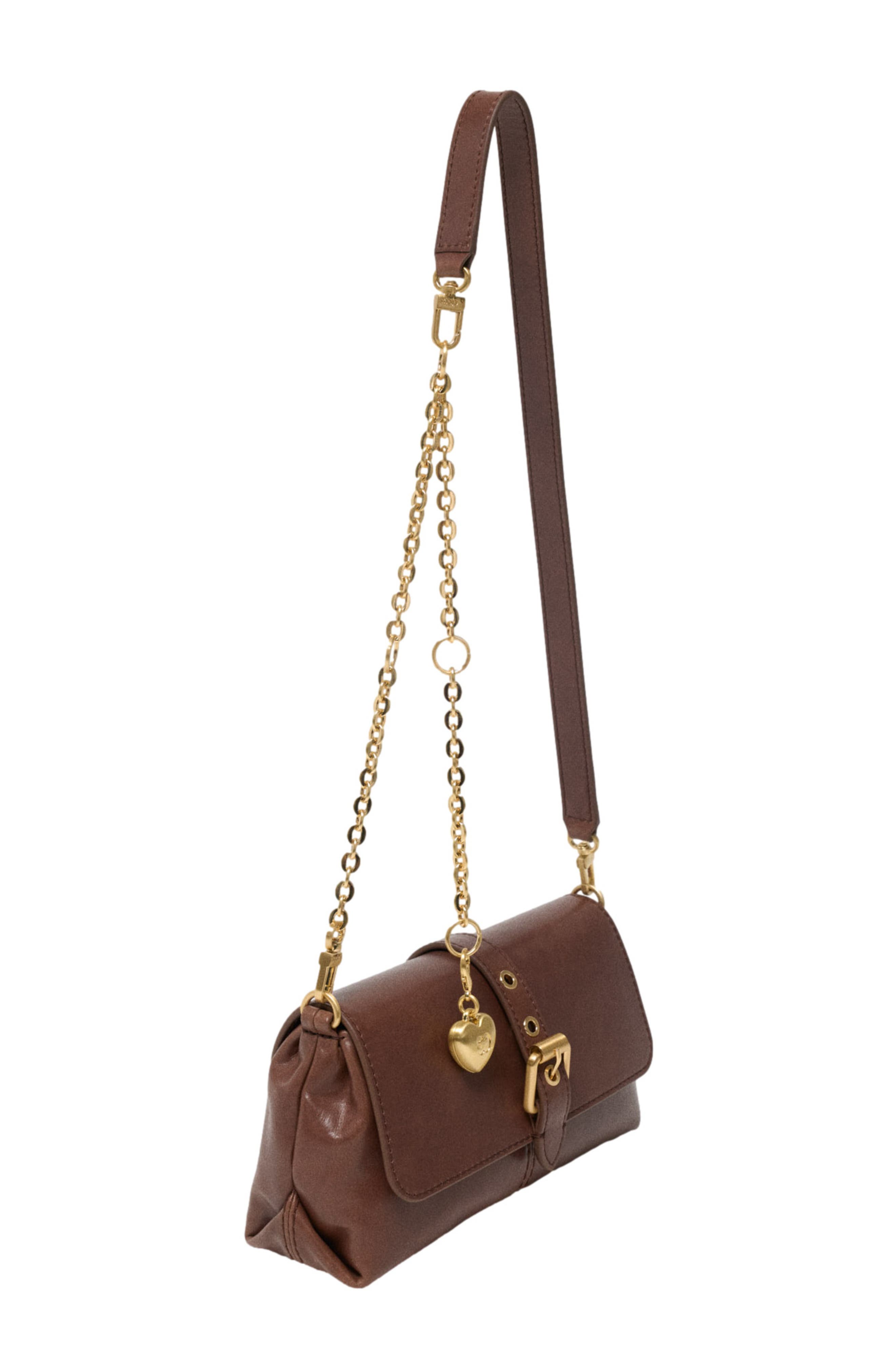 maje Vintage leather Miss M walk, Alternate, color, Brown