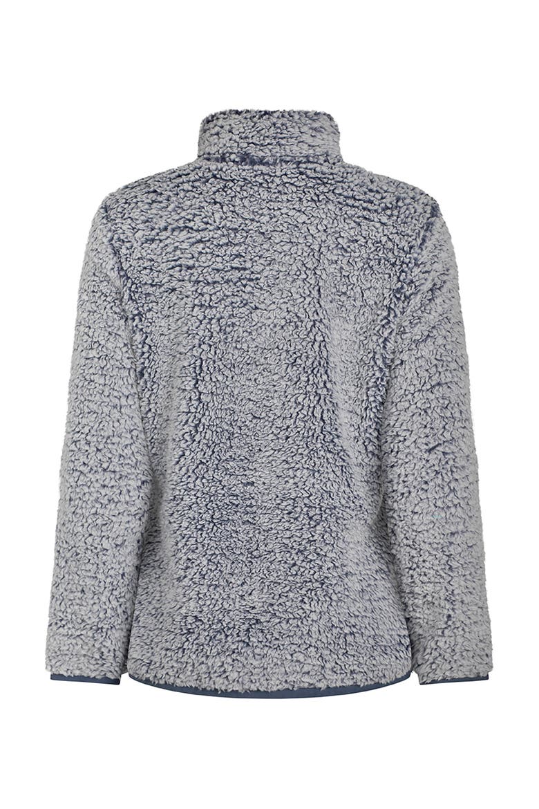 Madi Cozy 1/4 Zip Fleece Sweatshirt, Alternate, color, Navy