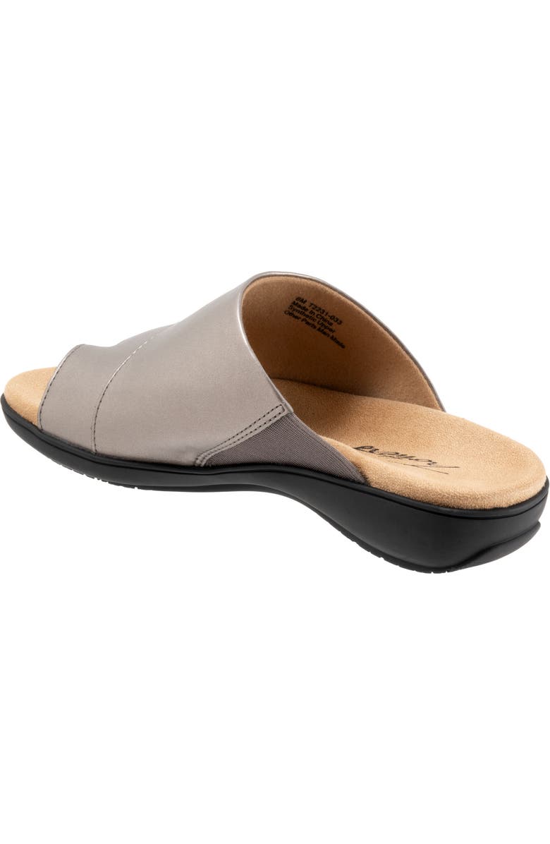 Trotters Regina Slide Sandal, Alternate, color, Pewter