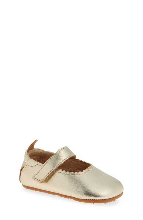 Old Soles Glam Gab Mary Jane Flat In Gold