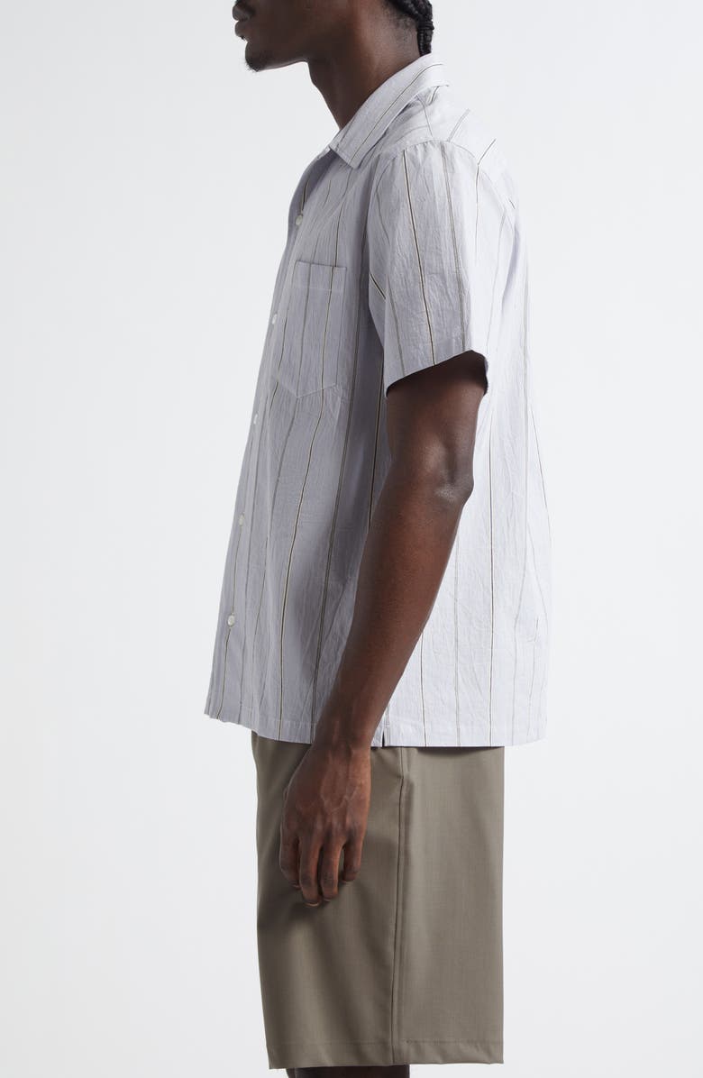 De Bonne Facture Linen Camp Shirt, Alternate, color, 
