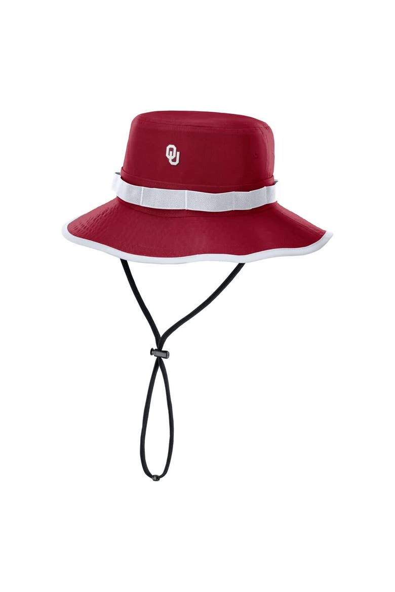 Men's Nike Crimson Oklahoma Sooners 2025 Sideline Apex Boonie Bucket Hat, Alternate, color, Crimson