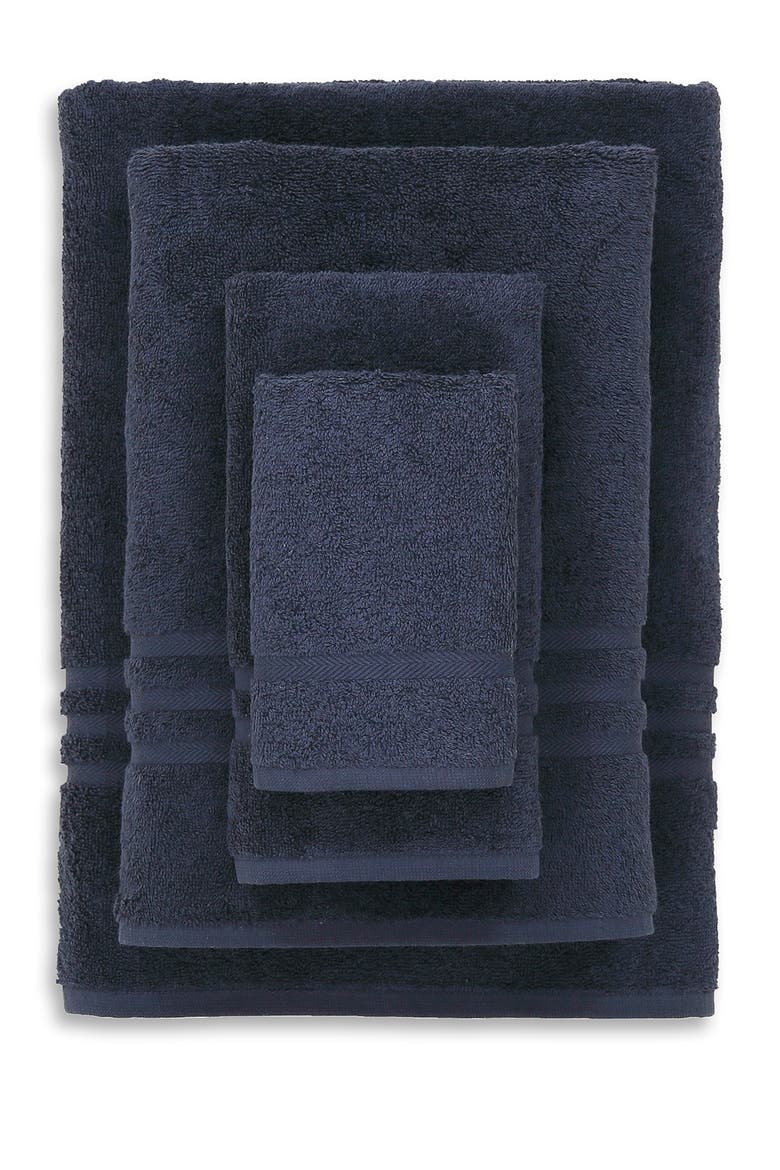 Denzi 4-Piece Towel Set - Twilight Blue, Alternate, color, TWILIGHT BLUE