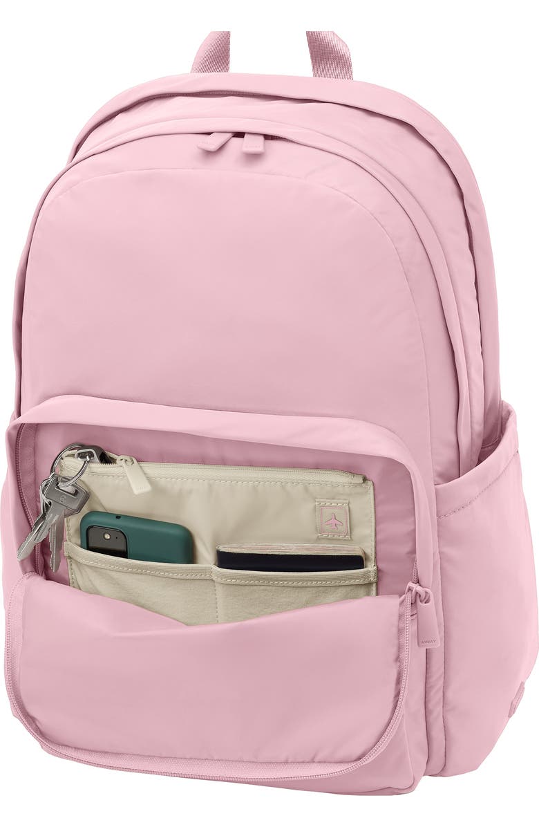 Away Large Featherlight Backpack, Alternate, color, Glacial Pink