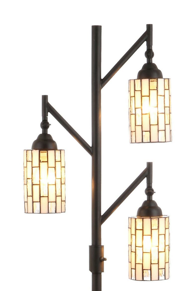 Lewis Tiffany-Style 71" Multi-Light LED Floor Lamp, Bronze, Main, color, Bronze