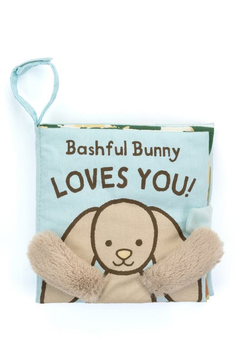 'Bashful Bunny Loves You' Cloth Book