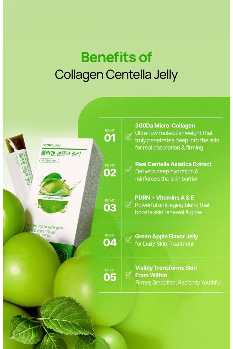 Coleology Collagen Centella Jelly 10 sticks, Alternate, color, 250g