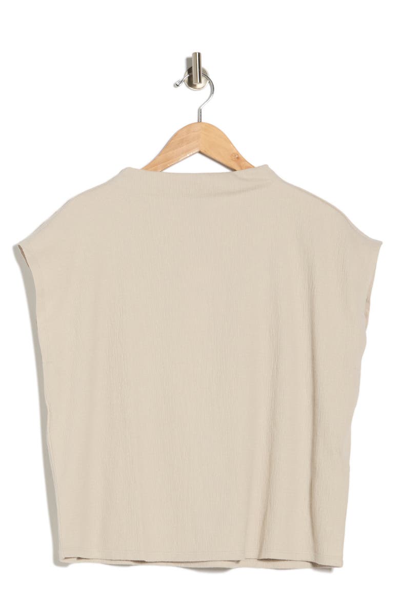 Eileen Fisher Funnel Neck Top, Main, color, Chalk