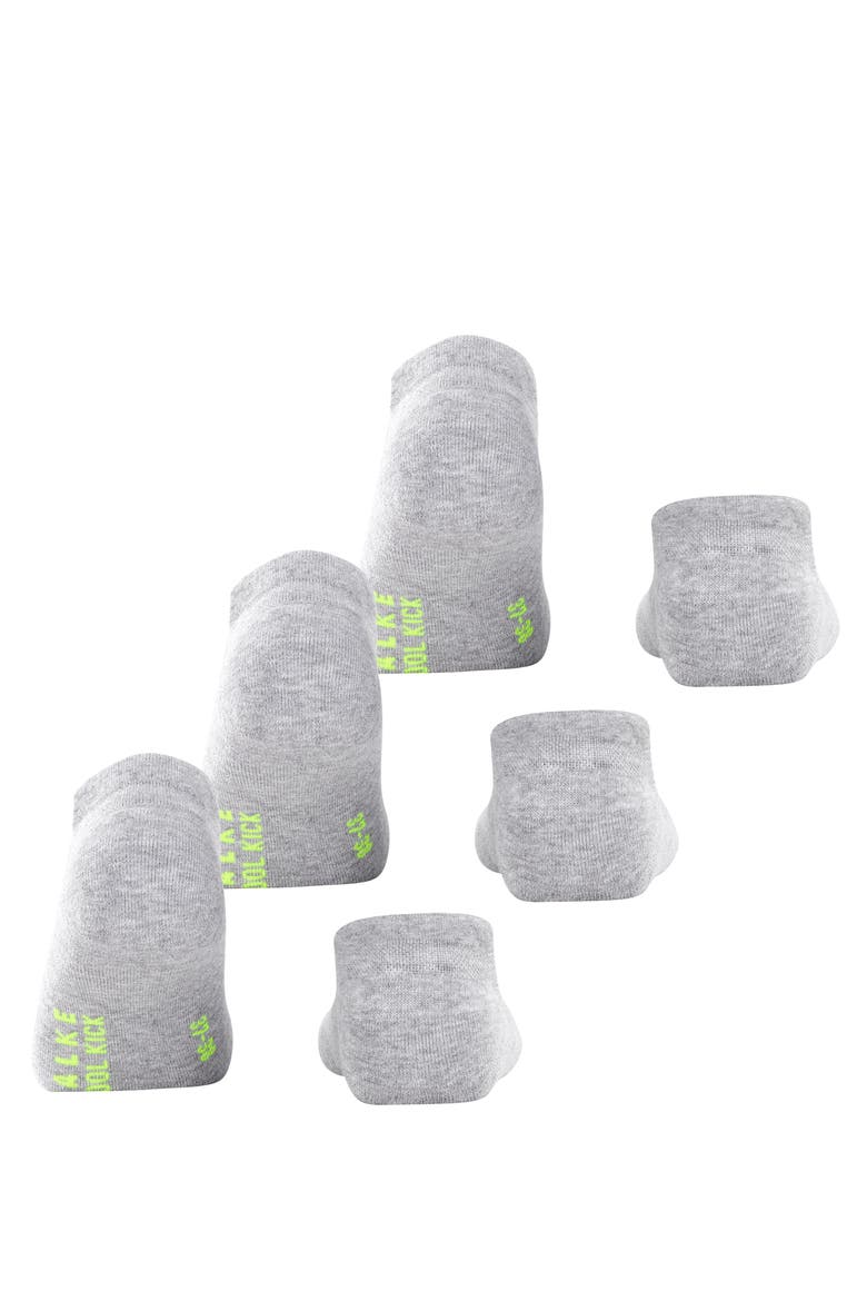 Cool Kick 3-Pack Sneaker Socks, Alternate, color, Light Grey