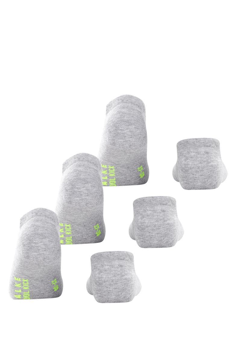 Falke Cool Kick 3-Pack Sneaker Socks, Alternate, color, Light Grey