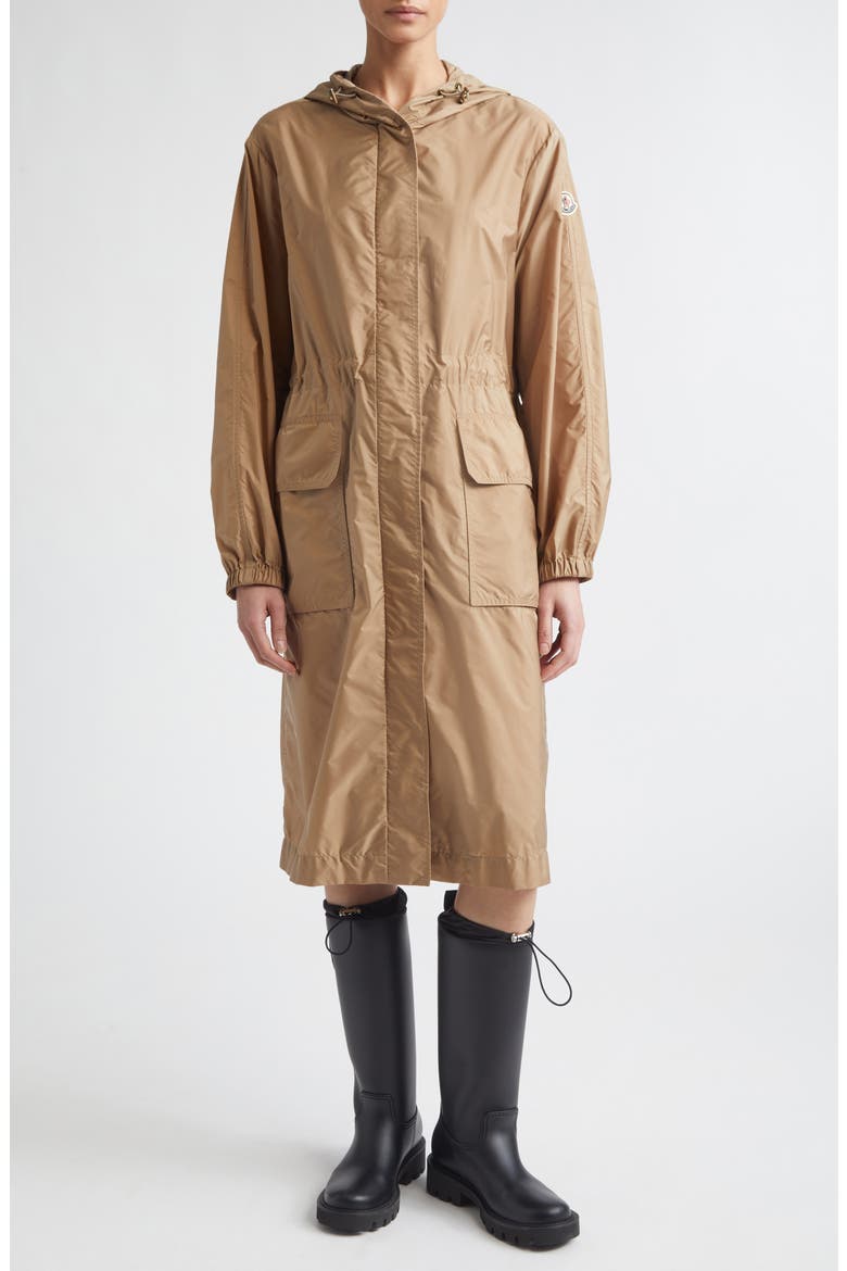 Hiengos Long Parka, Main, color, TRAVERTINE