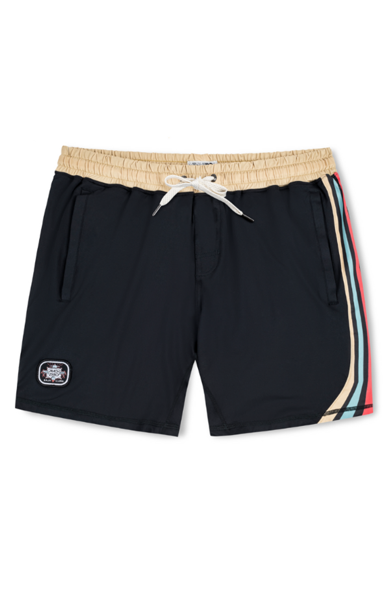 Baja Llama Mach Zero Lounge Shorts - Retro, Main, color, Black