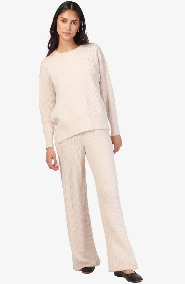 CAMI NYC Onur Wide Leg Merino Wool Sweater Pants, Alternate, color, 