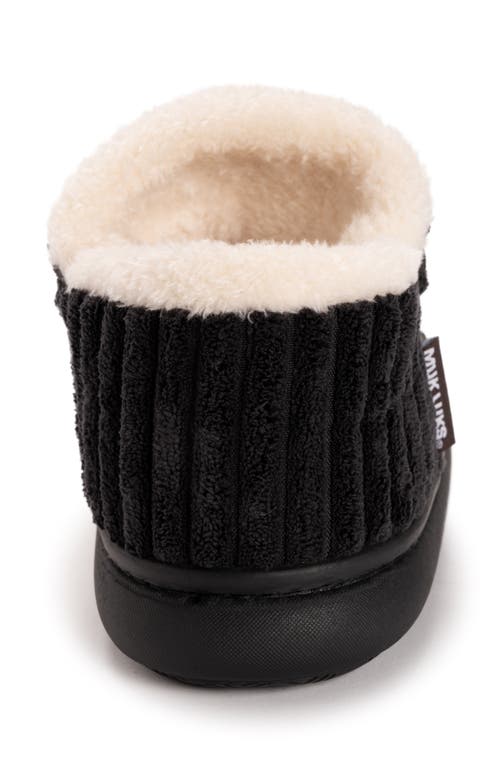 Muk Luks Aveline Slipper Bootie In Black