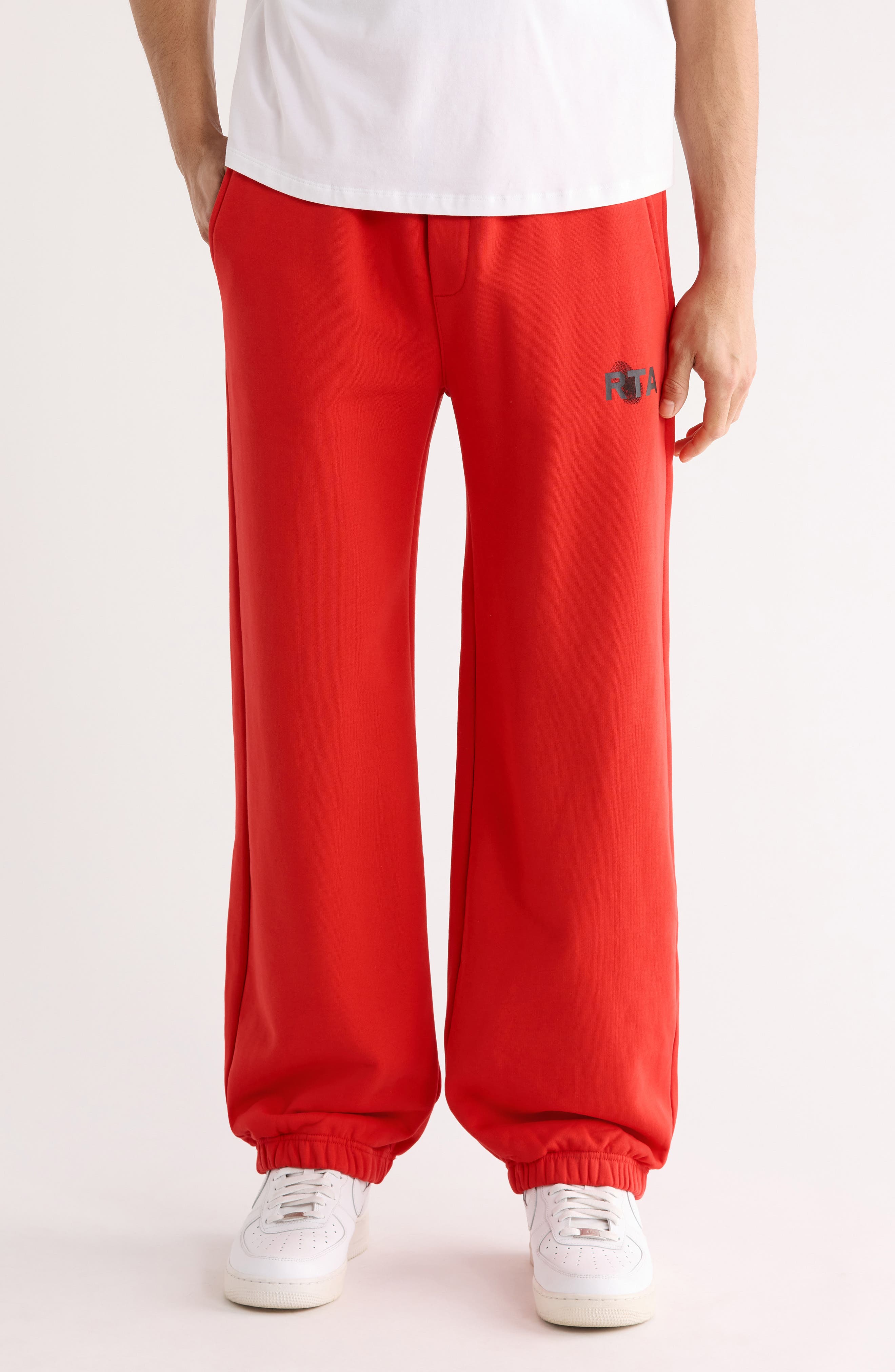 RtA Rafa Fingerprint Logo Sweatpants