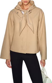 Reformation Kinsley Tie Neck Jacket