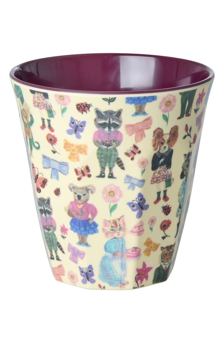 Rice by Rice x Nathalie Lété Set of 4 Melamine Cups, Main, color, 