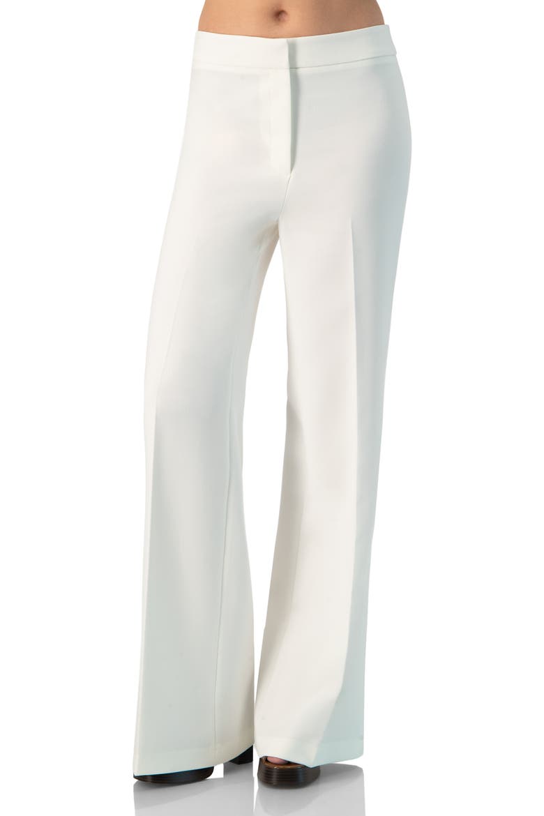 Wide Leg Straight Pants, Main, color, Ivory