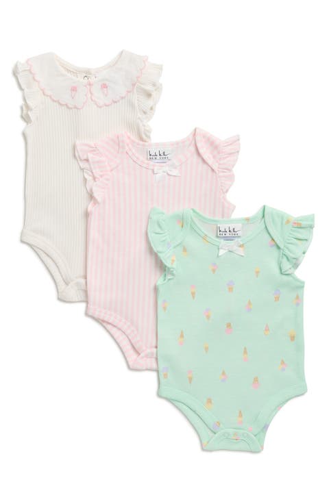 Assorted 3-Pack Bodysuits (Baby)