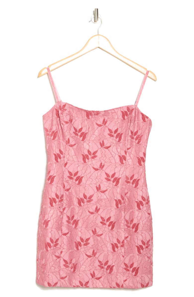 N BY NAKED WARDROBE Lace Body-Con Minidress, Alternate, color,