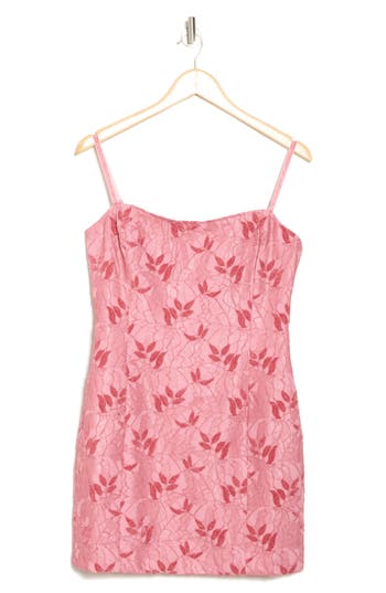 N By Naked Wardrobe Lace Body-con Minidress In Pink