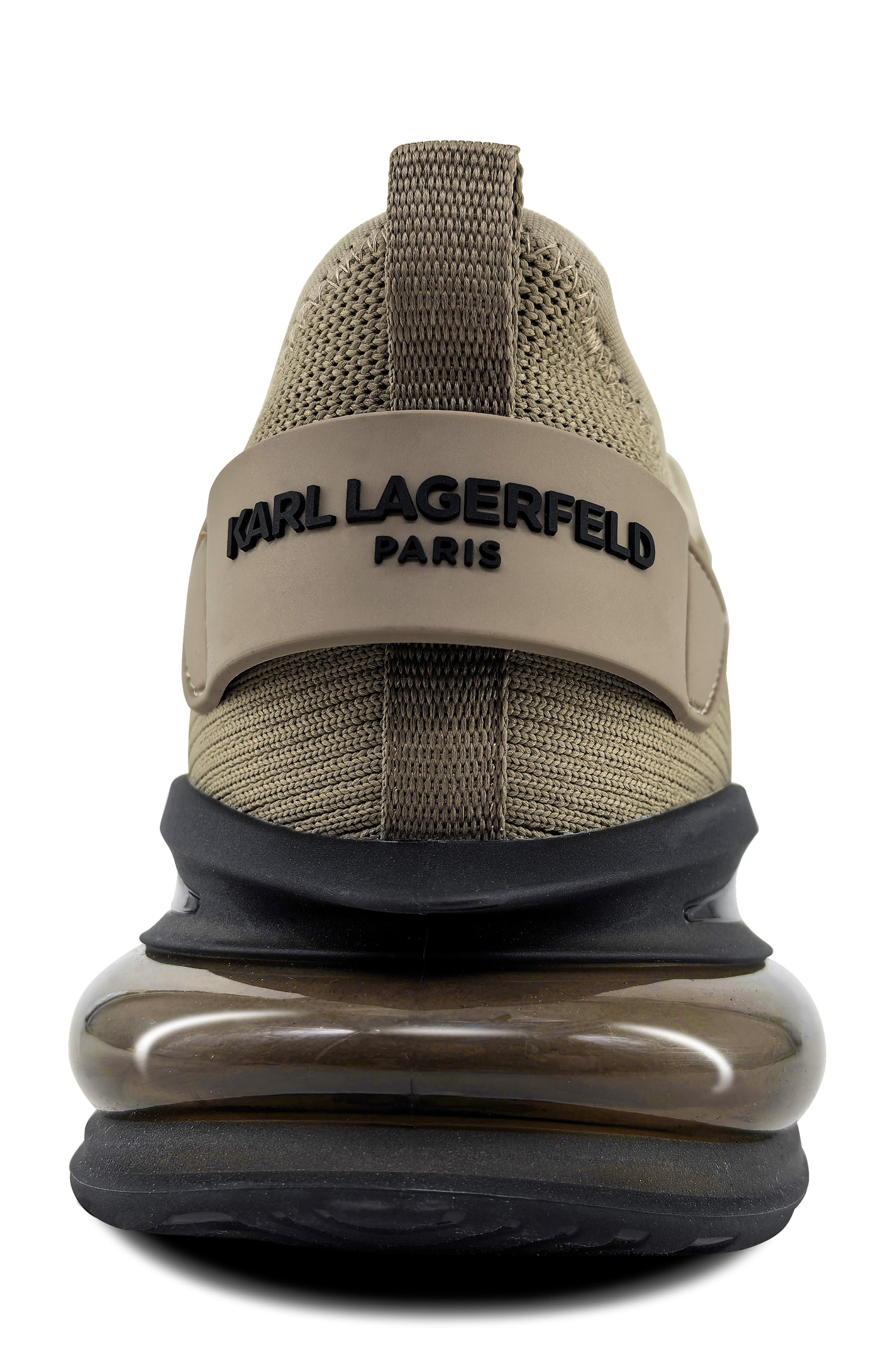 Germain Side Logo Knit Sneaker, Alternate, color, TAN