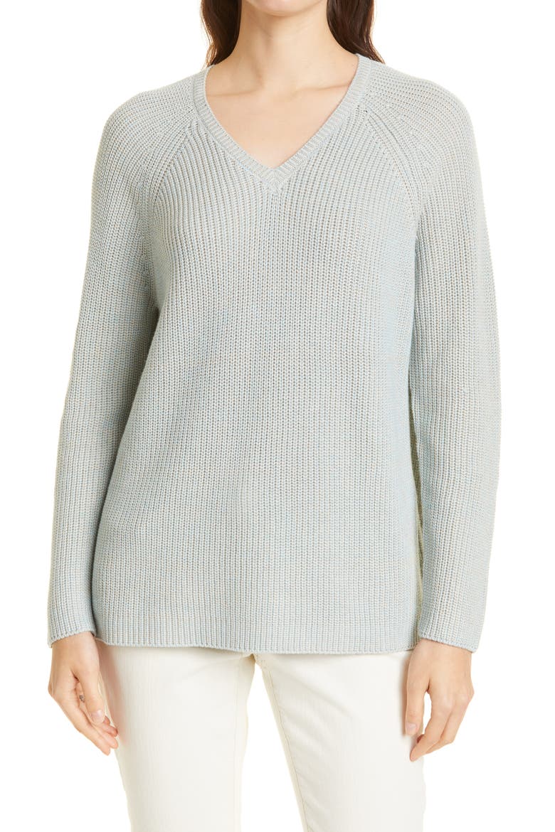 Raglan Sleeve Sweater, Main, color, SEAFOAM