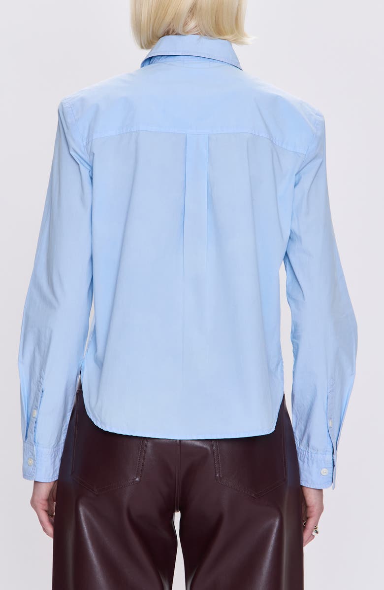 Pistola Ines Button-Up Shirt, Alternate, color, City Blue