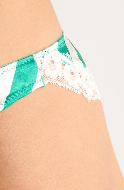 Fleur Du Mal Eve Cheeky Briefs In Multi