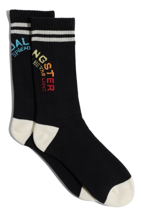 Rainbow Crew Socks