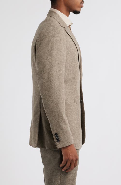 Tiger Of Sweden Justin Slim Fit Recycled Wool Blend Sport Coat In Burlywood