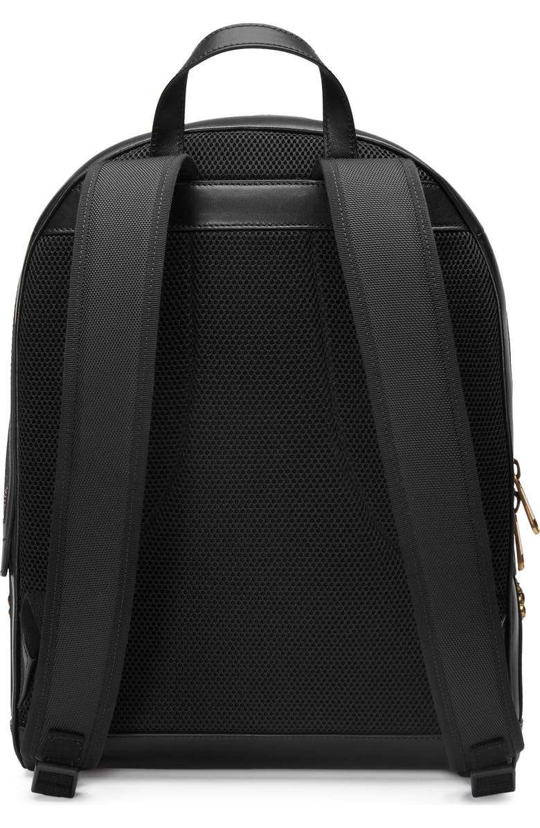 Gucci Animal Studs Leather Backpack, Alternate, color,