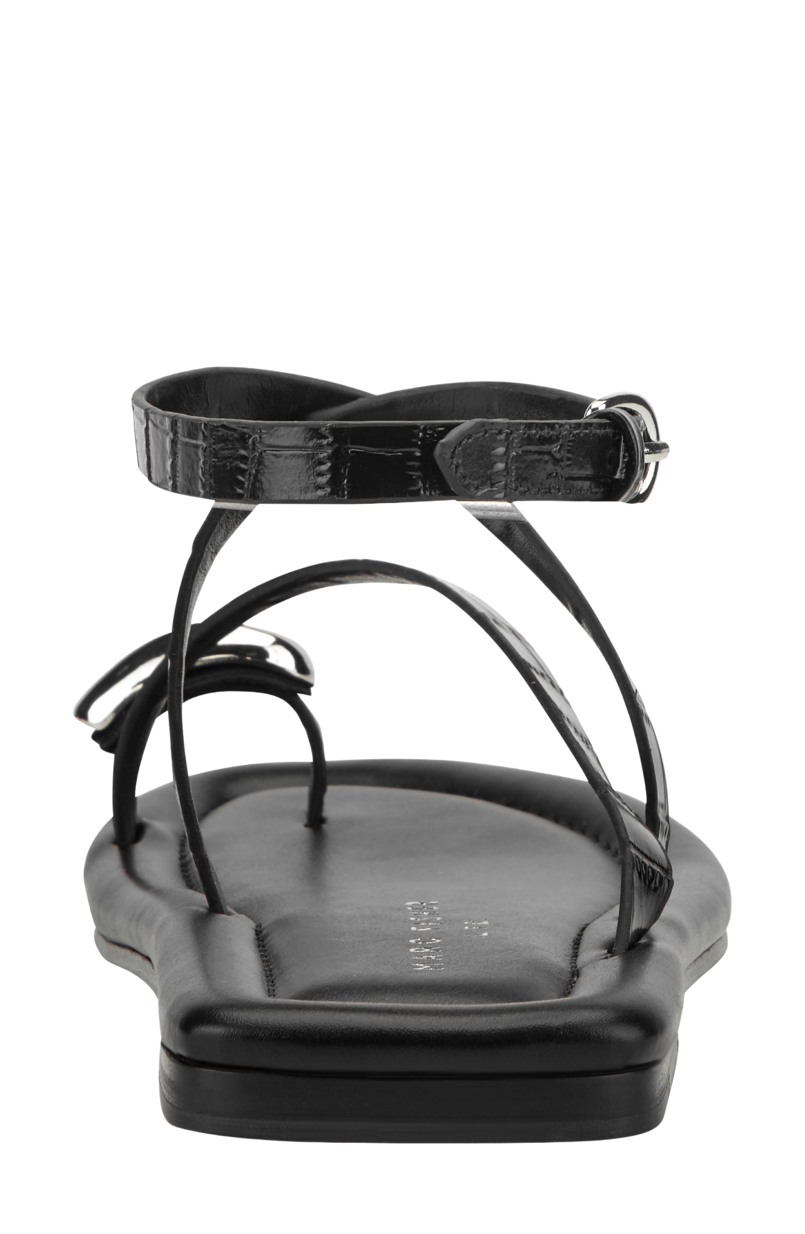 Marc Fisher LTD Gynnie Strappy Sandal, Alternate, color, Black