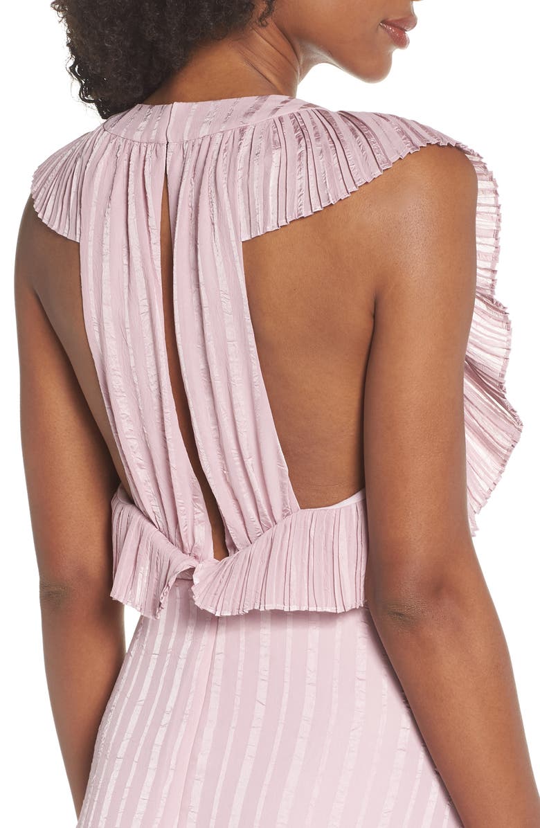 Chelsea28 Shadow Stripe Midi Dress, Alternate, color, 