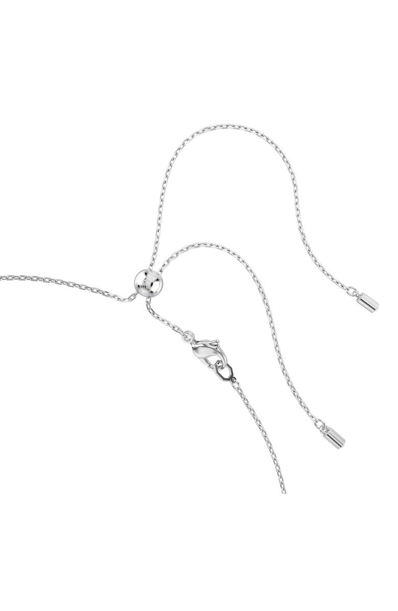 Swarovski Matrix Choker, Alternate, color, Blue/ Silver