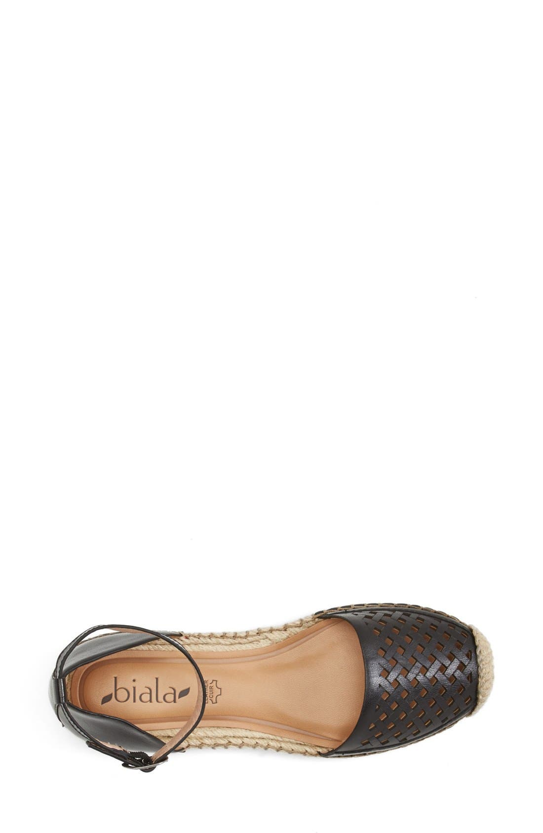 Biala 'Alice' Ankle Strap Leather Espadrille, Alternate, color, 