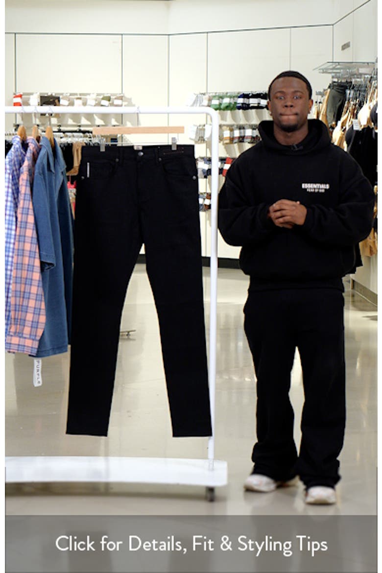 The Scissors Slim Tapered 10.5-Ounce Stretch Selvedge Jeans video