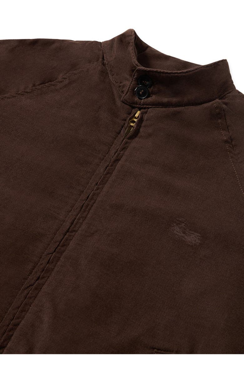 Fortela Carol Cotton Corduroy Zip-Up Jacket, Alternate, color, Brown