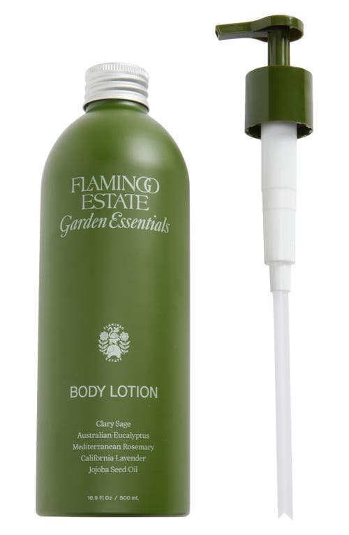 FLAMINGO ESTATE Garden Essentials Clary Sage & Ionian Bergamot Body Lotion in Green 