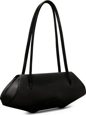 バッグ braid leather one shoulder bag behno Mini Elizabeth Baguette Pebble Leather Shoulder Bag